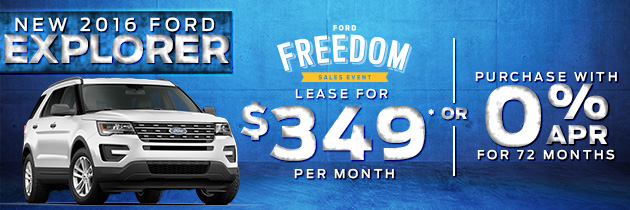 New 2016 Ford Explorer