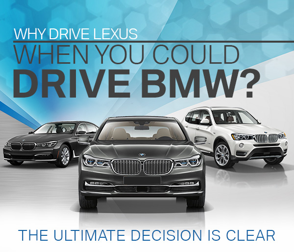 Why Drive Lexus When You Could Drive BMW?