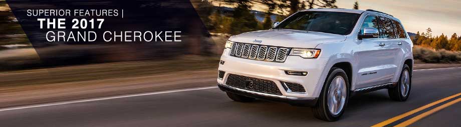 Exterior of the 2017 Grand Cherokee at Crown CDJR of Dublin near Columbus