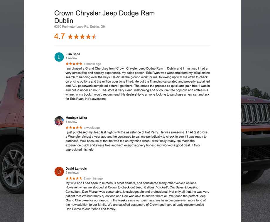Google Reviews Snippet