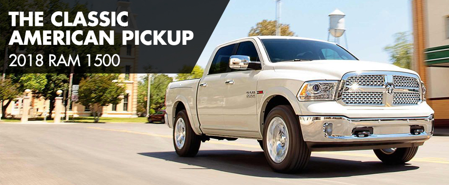 Exterior of the 2018 Ram 1500 at Crown Chrysler Dodge Jeep Ram of Chattanooga near Ringgold, GA