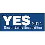 2014 YES Dealer Sales Recognition Award