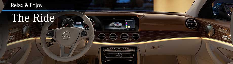 Interior of the 2017 E 300 at Capital Eurocars near Marianna