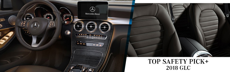 Safety features and interior of the 2018 Mercedes-Benz GLC - available at Capital Eurocars near Marianna and Tallahassee, FL