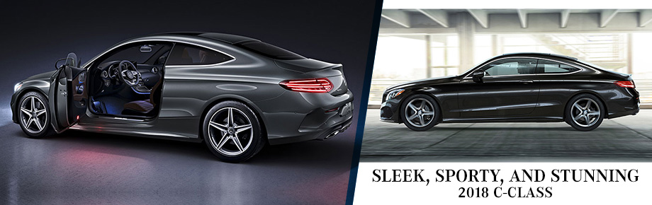 Exterior of the 2018 Mercedes-Benz C-Class at Capital Eurocars near Panama City and Marianna