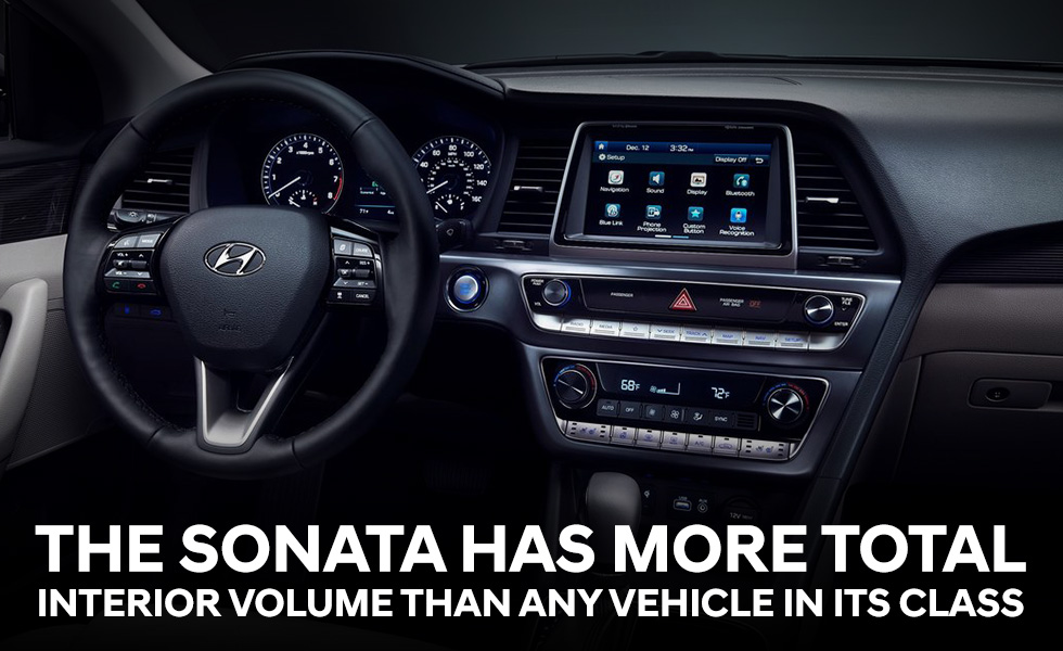 CLASS-LEADING LEG AND HEAD ROOM CROWN HYUNDAI SONATA ST. PETERSBURG