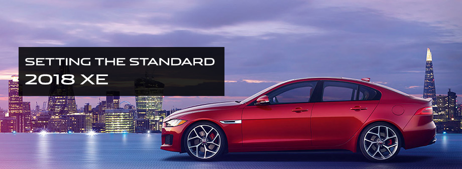 The 2018 XE is available at Crown Jaguar in St. Petersburg
