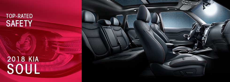 Safety features and interior of the 2018 Soul - available at Crown Kia of Dublin near Springfield and Delaware
