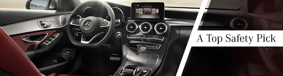 Safety features and interior of the 2017 C-Class - available at Crown Eurocars of Dublin near Columbus and Springfield