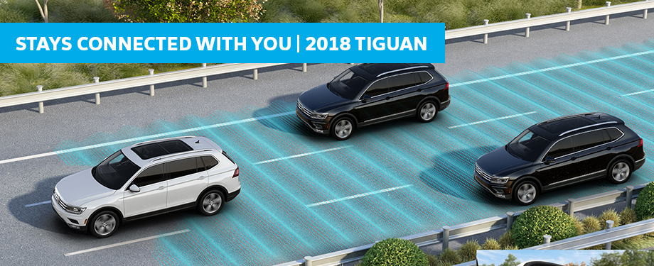 Safety features and interior of the 2018 Volkswagen Tiguan - available at Capital Volkswagen near Panama City and Tallahassee, FL