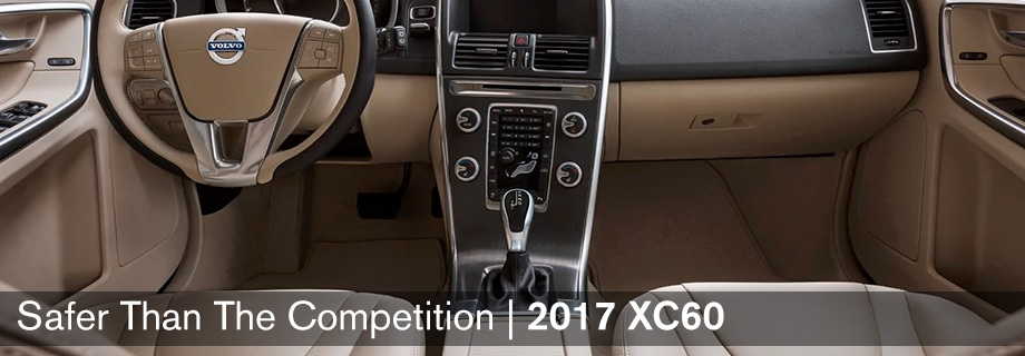 Interior of the 2017 XC60 at Capital Volvo Cars near Marianna