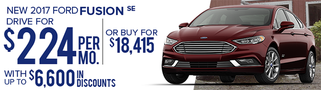 New 2017 Ford Fusion SE