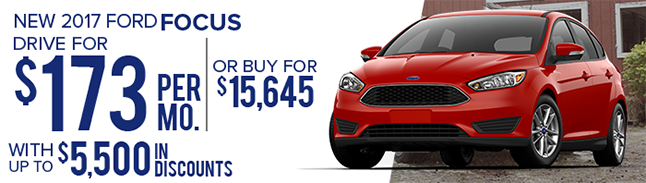 New 2017 Ford Focus