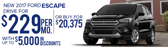 New 2017 Ford Escape