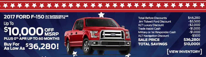 New 2017 Ford F-150