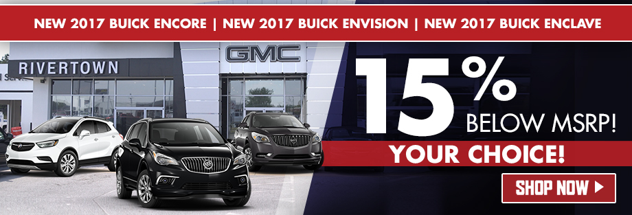 New 2017 Buick Encore, Envision and Enclave