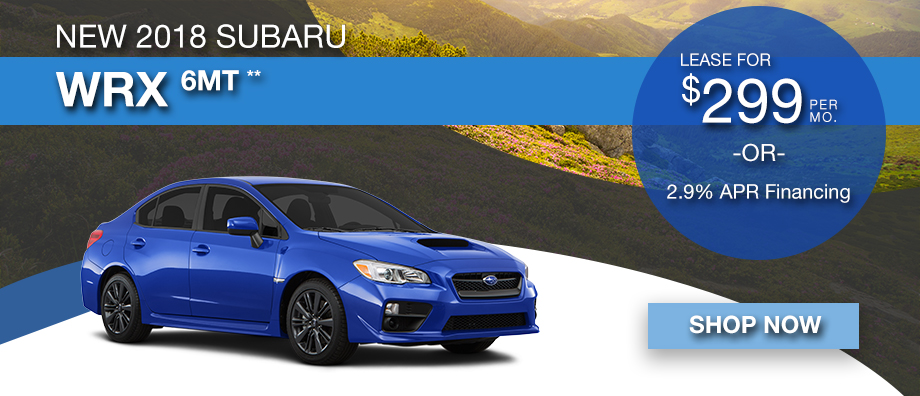 New 2018 Subaru WRX 6MT**