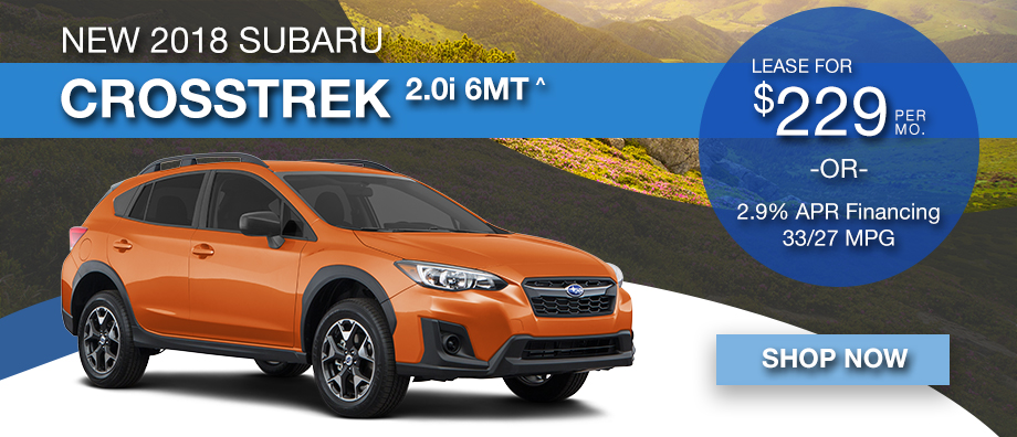 New 2018 Subaru Crosstrek 2.0i 6MT