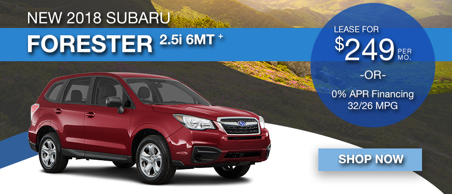 New 2018 Subaru Forester 2.5i 6MT