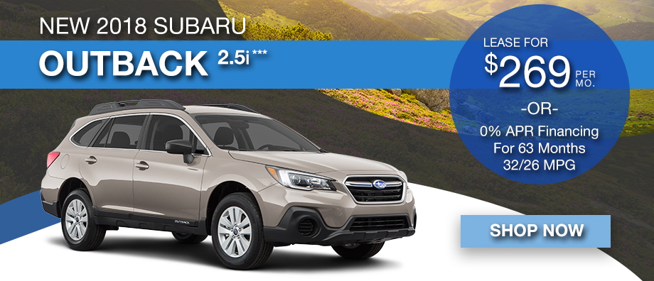 New 2018 Subaru Outback 2.5i