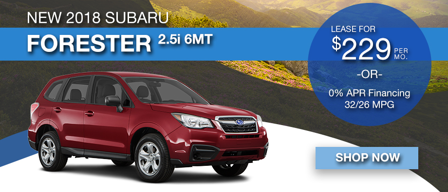 New 2018 Subaru Forester 2.5i 6MT+