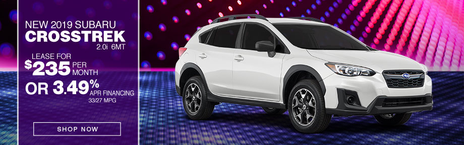 New 2019 Subaru Crosstrek 2.0i 6MT