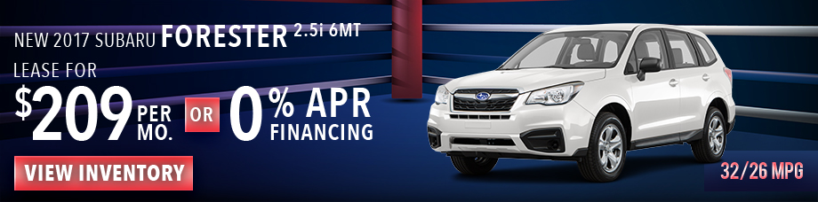New 2017 Subaru Forester