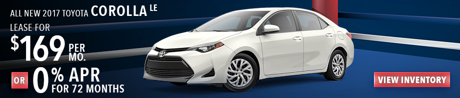 New 2017 Toyota Corolla