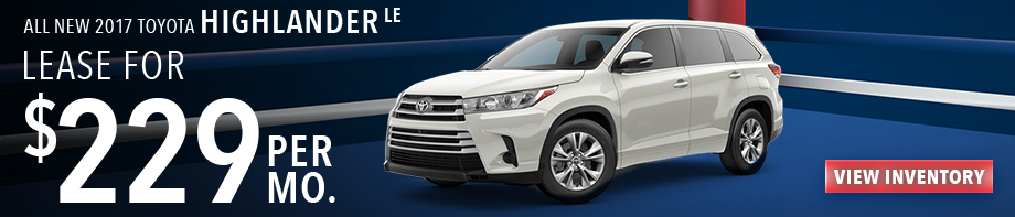 New 2017 Toyota Highlander LE