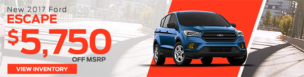 New 2017 Ford Escape