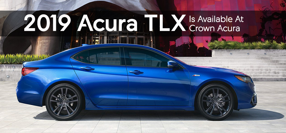 The 2019 Acura TLX is available at Crown Acura Clearwater near St. Petersburg