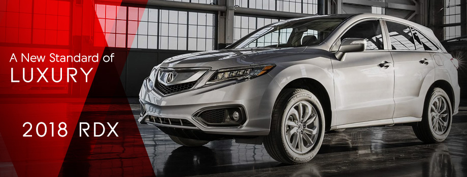 The 2018 RDX is available at Crown Acura in Clearwater