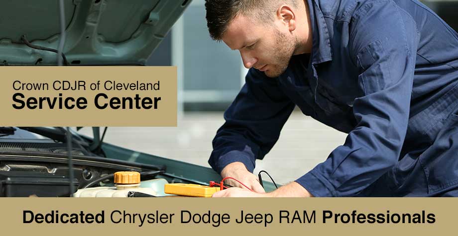 Crown Chrysler Dodge Jeep RAM of Cleveland Service Center near Dayton & East Ridge