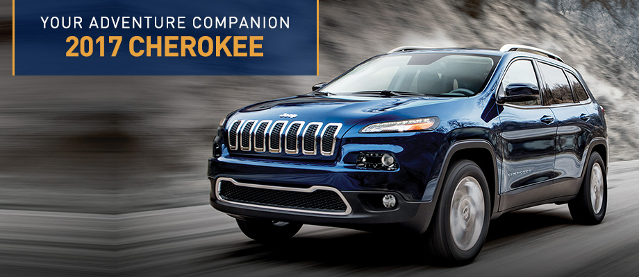 The 2017 Cherokee is available at Crown Chrysler Dodge Jeep RAM of Dublin near Columbus
