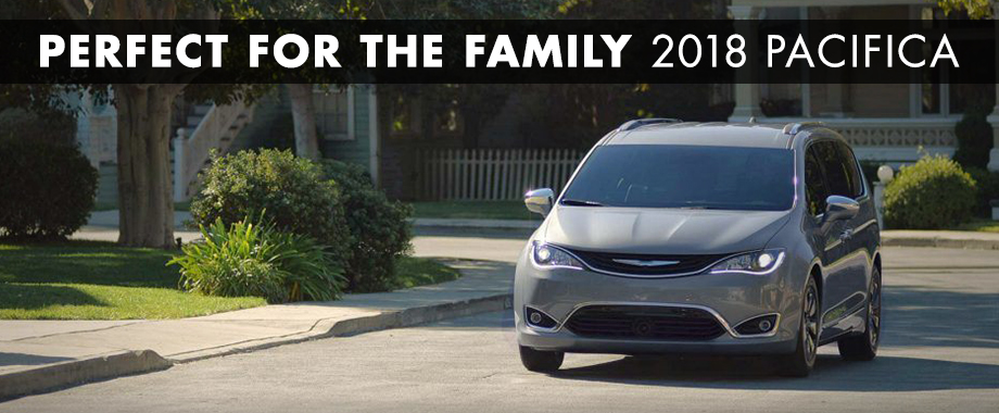 Exterior of the 2018 Chrysler Pacifica at Crown Chrysler Dodge Jeep RAM ofChattanooga near Ringgold, GA