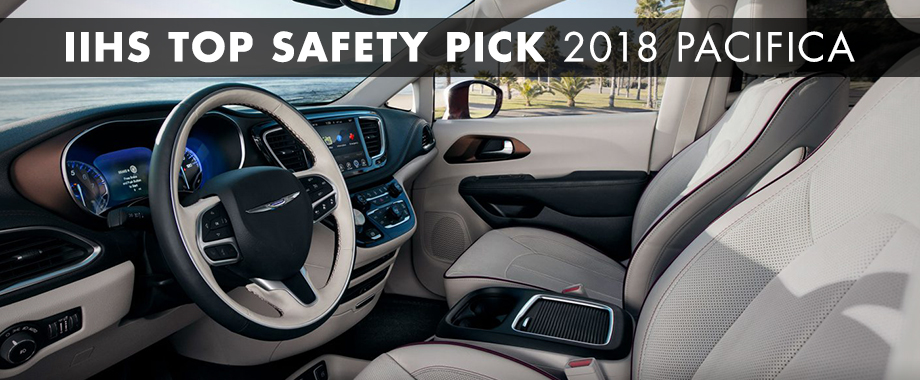 Safety features and interior of the 2018 Chrysler Pacifica - available at Crown Chrysler Dodge Jeep RAM of Chattanooga near Soddy-Daisy and East Ridge, TN