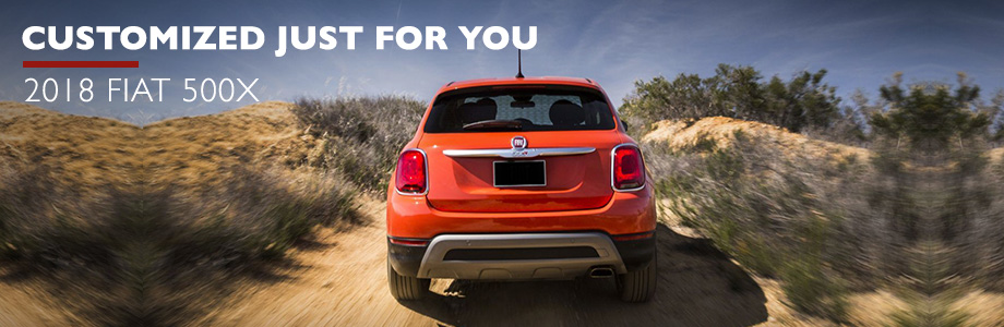 Exterior of the Fiat 500 at Crown CDJRF of Chattanooga near Sparta, TN