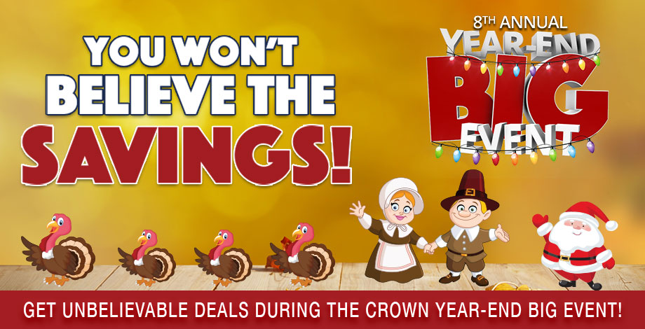 you won't believe the savings at crown Hyundai