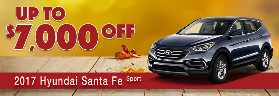 2017 Hyundai Santa Fe at crown Hyundai