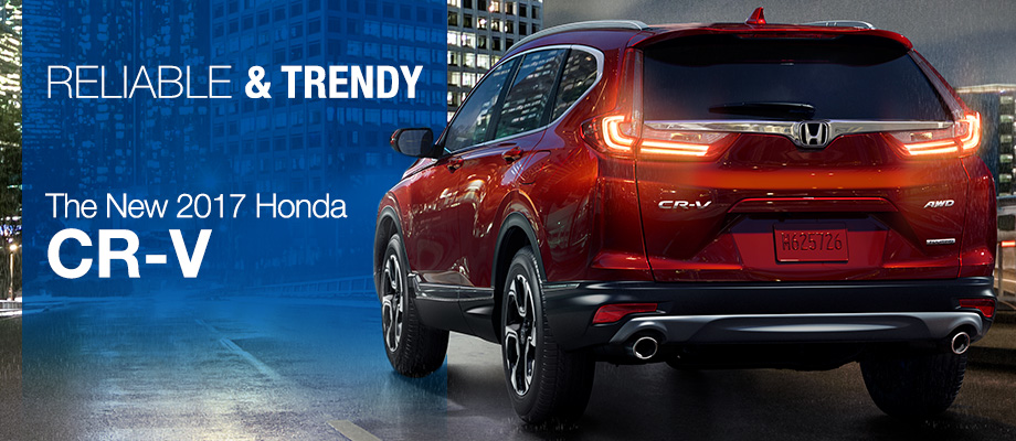 The 2017 Honda CR-V is available at Crown Honda near St. Petersburg