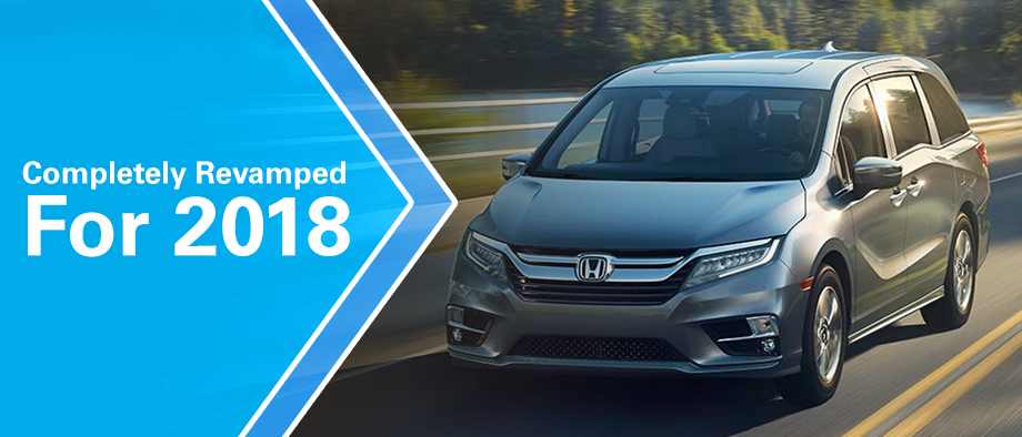 The 2018 Odyssey is available at Crown Honda near St. Petersburg