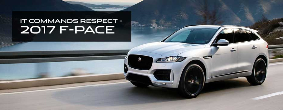 The 2017 F-PACE is available at Crown Jaguar near Tampa