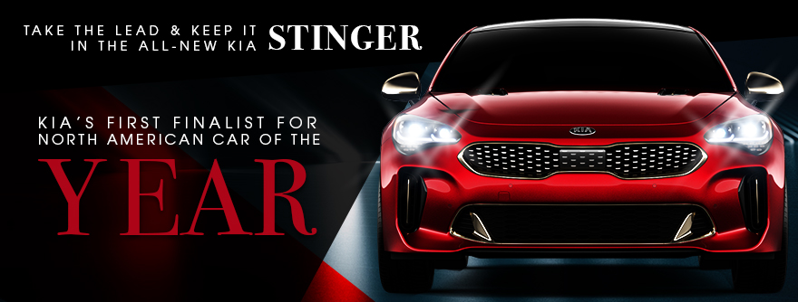 Take the Lead & Keep It In The All-New Kia Stinger