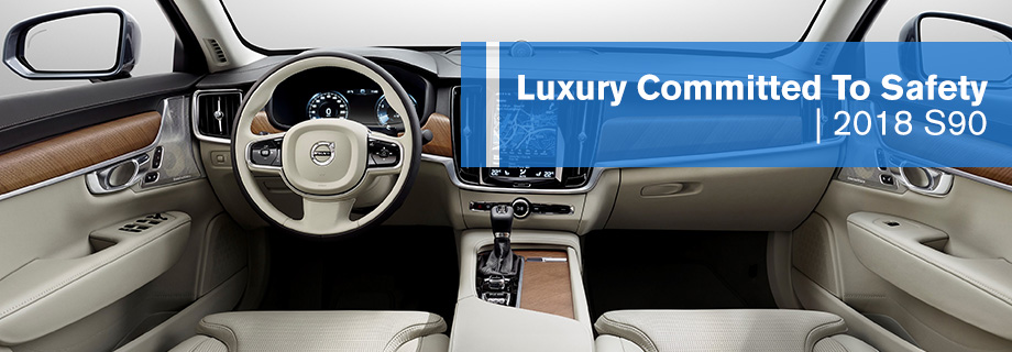 Safety features and interior of the 2018 Volvo S90 - available at Capital Volvo Cars  near Marianna and Tallahassee, FL