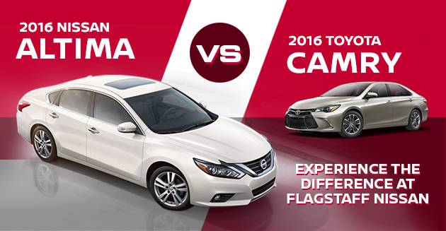 2016 nissan altima vs 2016 toyota camry