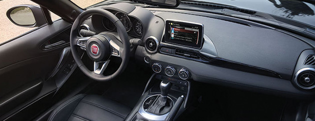 Touch Screen Navigation, 2017 FIAT 124 Spider, FIAT of Naperville, Naperville, IL