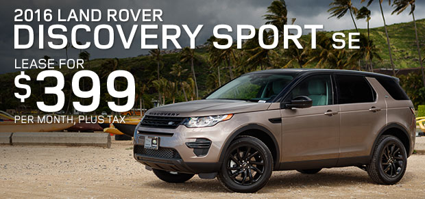 New 2016 Land Rover Discovery Sport Lease for $339 per month, plus tax