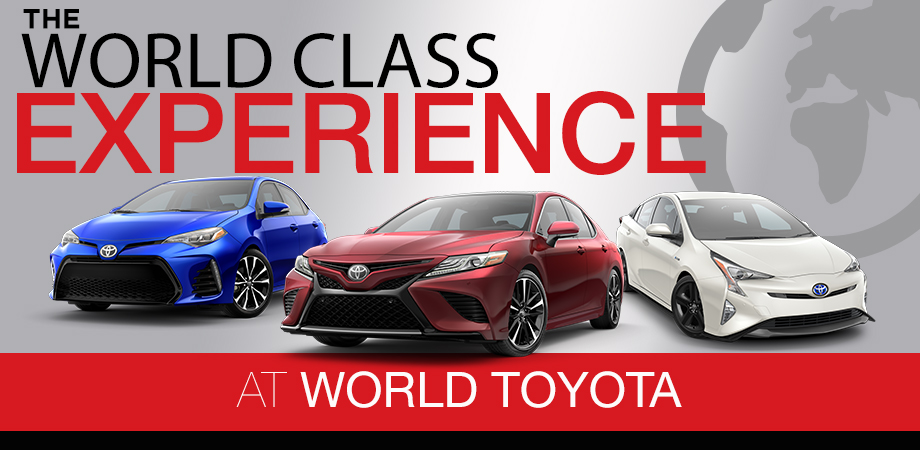 The World Class Experience At World Toyota