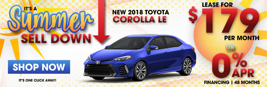 New 2018 Toyota Corolla LE